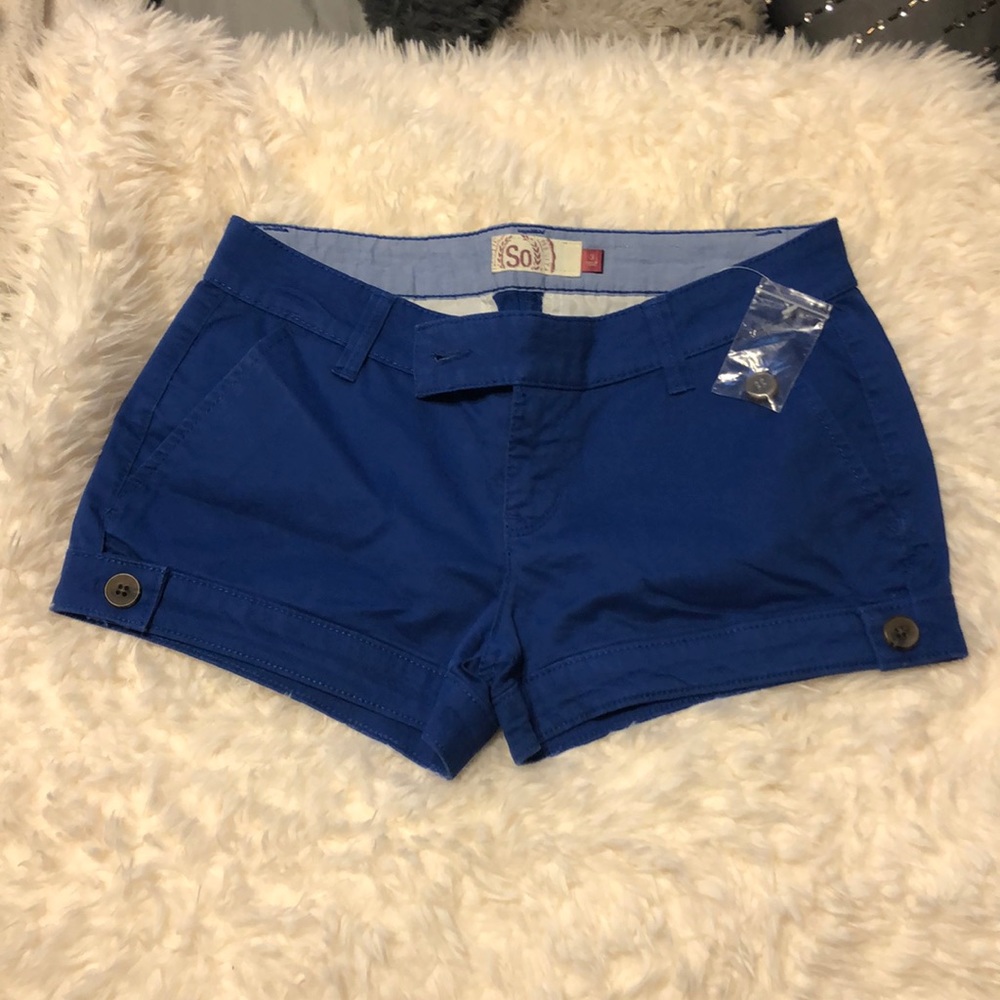 So shorts Royal blue size 3